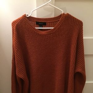 Orange sweater